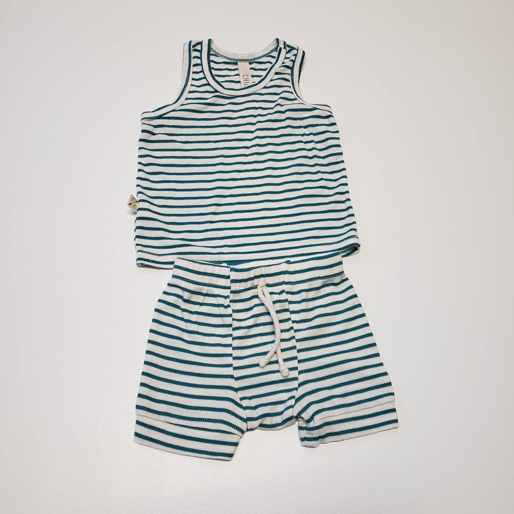 Childhoods Ribbed Short & Tank Set